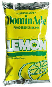 DOMINADE LEM LEMONADE MIX 21.6OZ POUCH MAKES 2GAL    12/CS